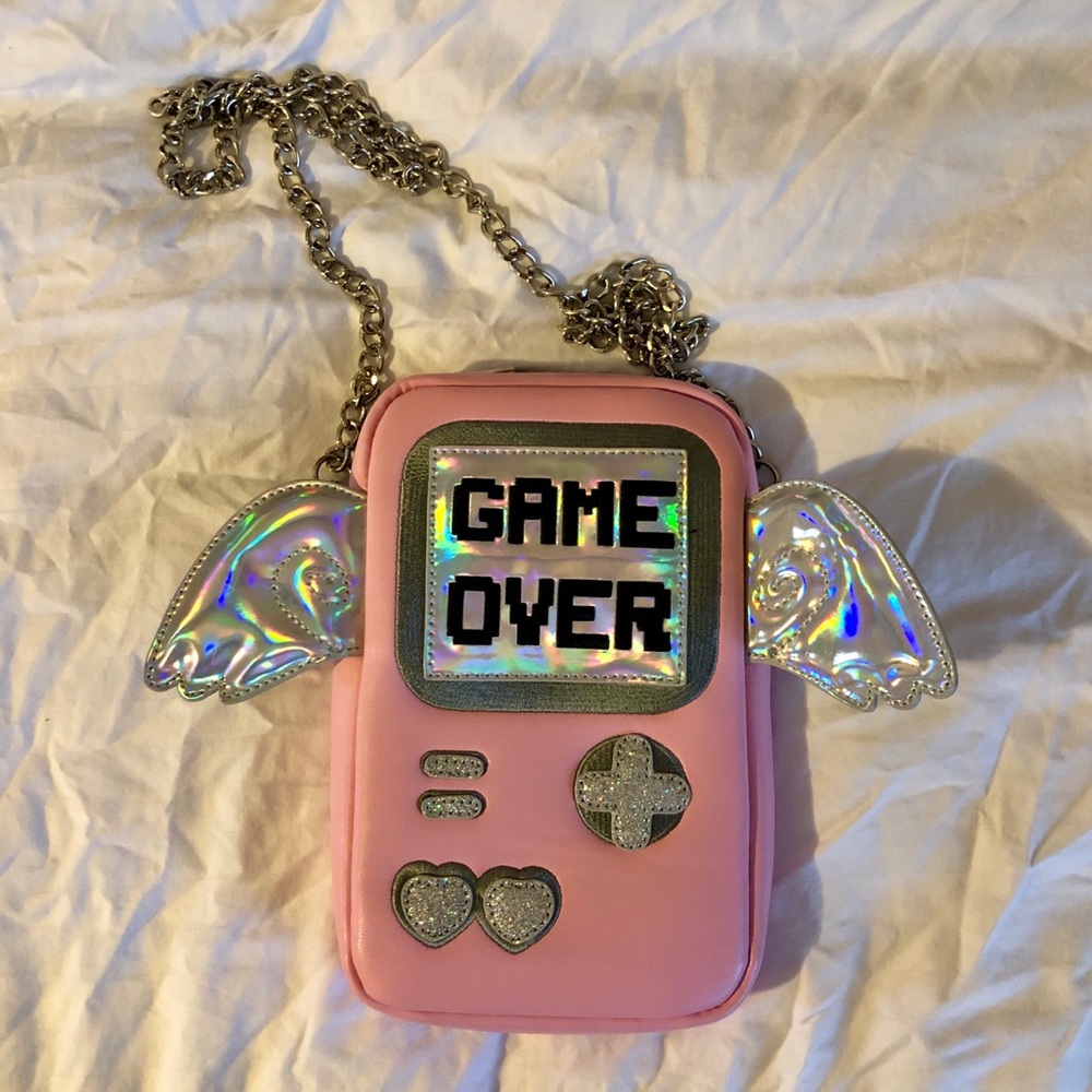 Game Over crossbody bag from Dolls Kill